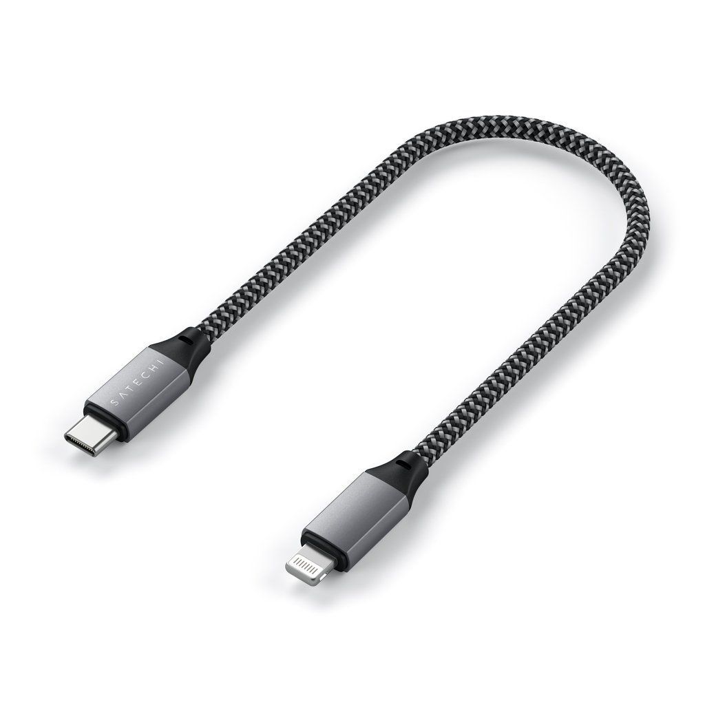 Satechi USB-C to Lightning Cable 0,25m Space Grey