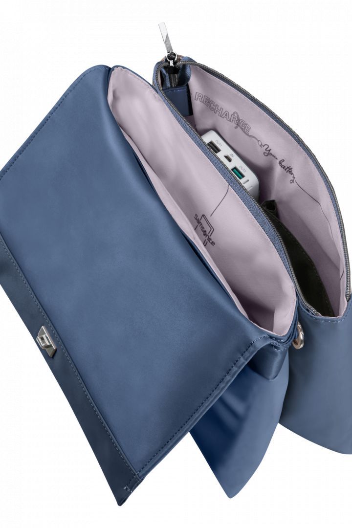 Samsonite Workationist Shoulder Bag Flap Blueberry