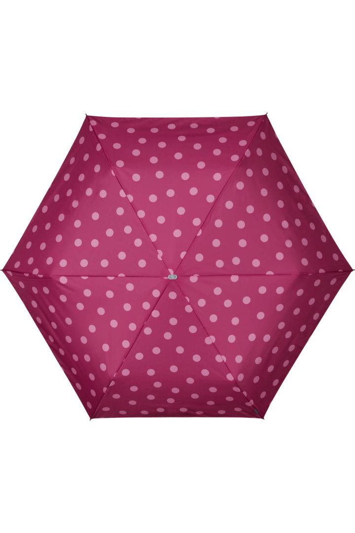 Samsonite Alu Drop S Umbrella Violet Pink Polka Dots