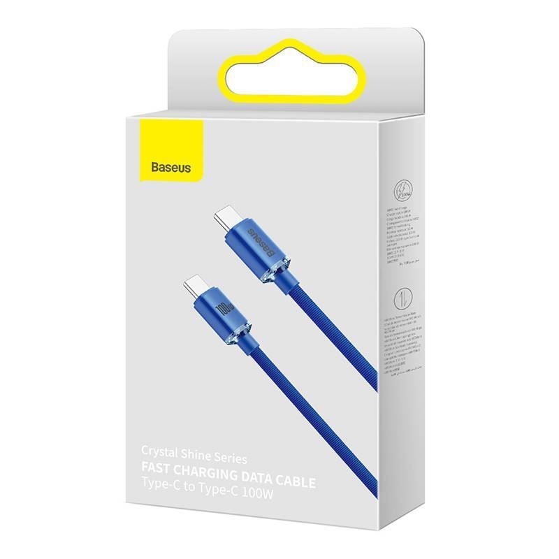 Baseus Crystal Shine USB-C Cable 1,2m Blue