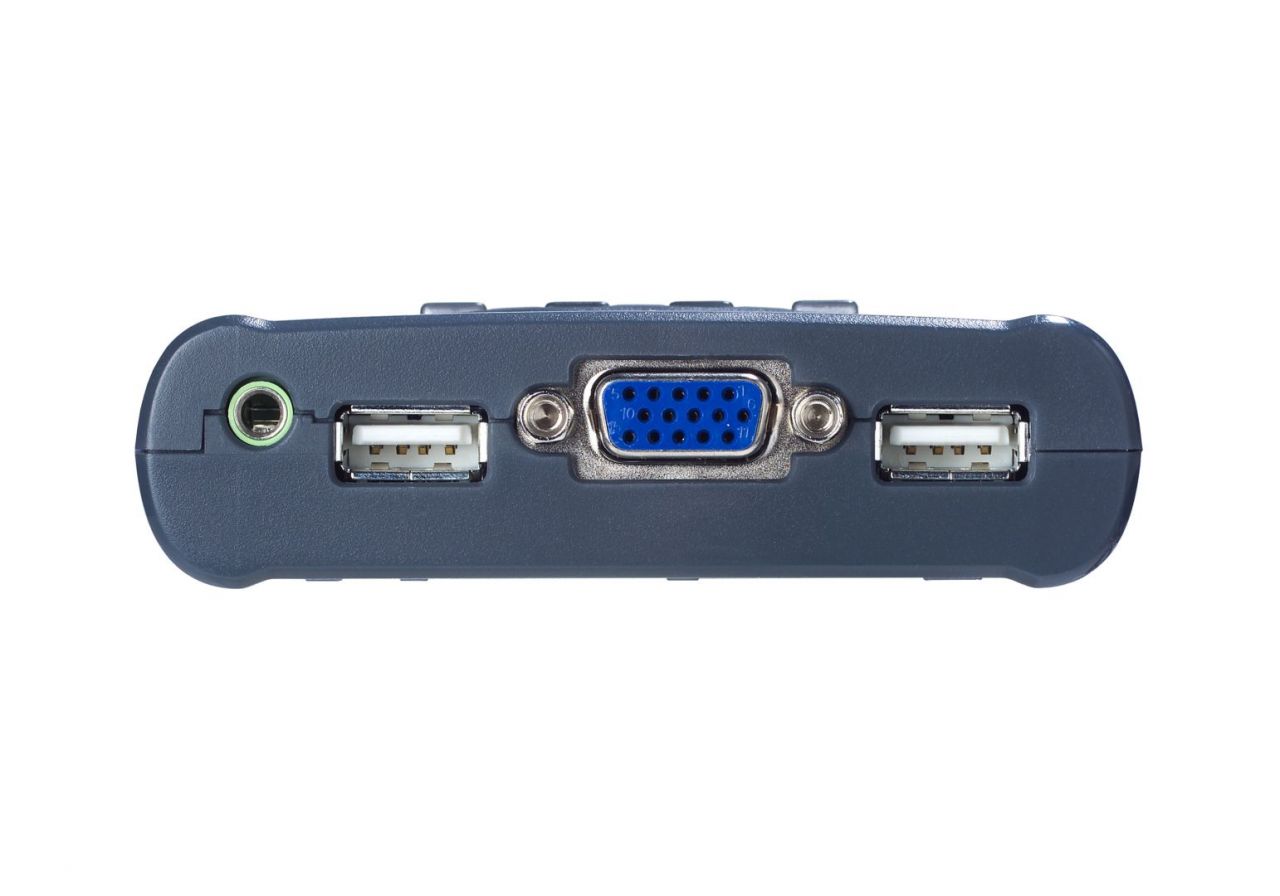 ATEN CS64U 4-Port USB VGA/Audio Cable KVM Switch (1.8m)