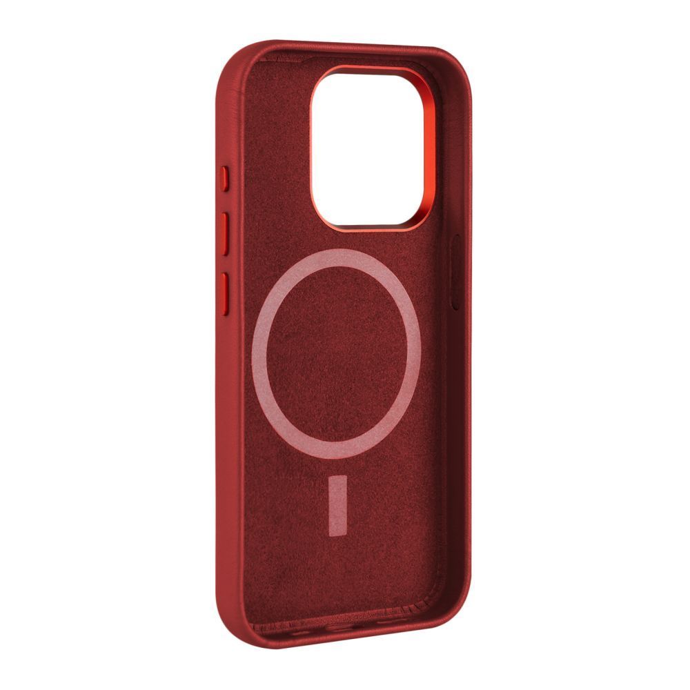 FIXED MagLeather for Apple iPhone 15 Pro, red