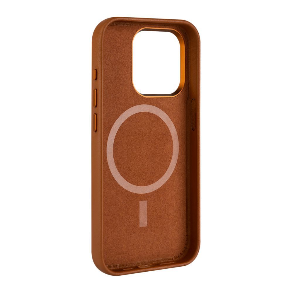 FIXED MagLeather for Apple iPhone 15 Plus, brown