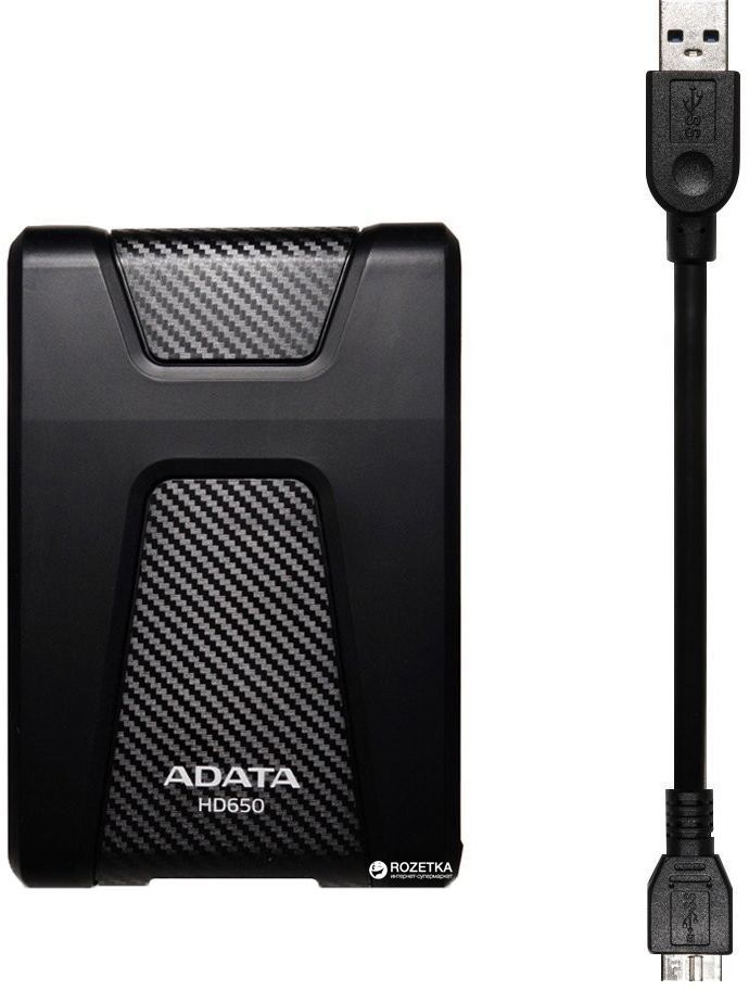 A-Data 1TB 2,5" USB3.1 HD650 Black