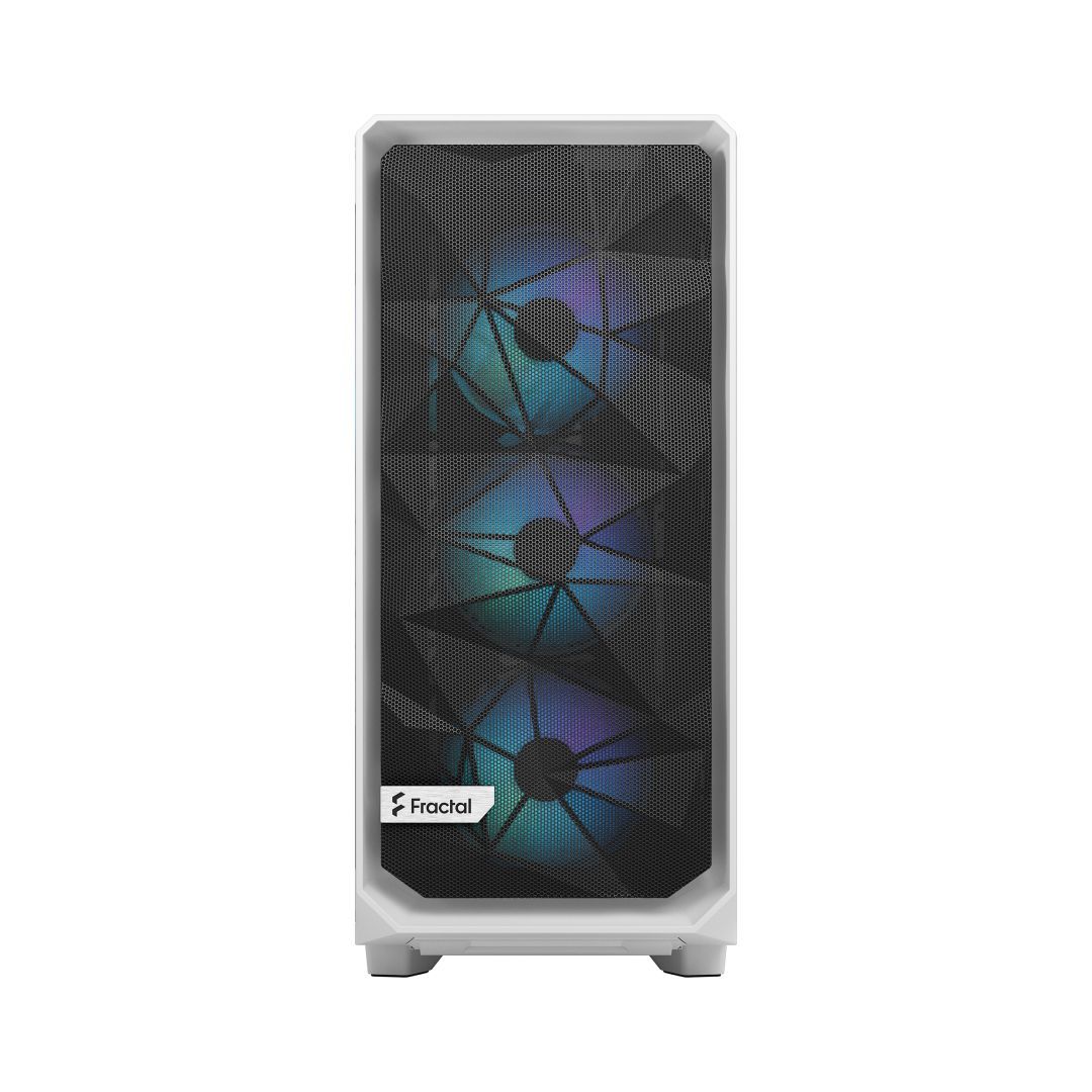 Fractal Design Meshify 2 Compact RGB Tempered Glass Tint Clear White