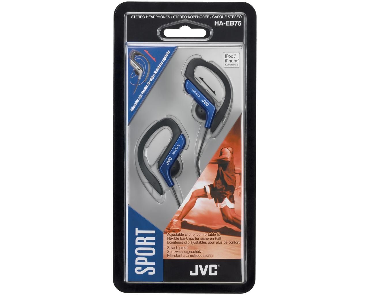 JVC HA-EB75-A Sport Headphones Blue