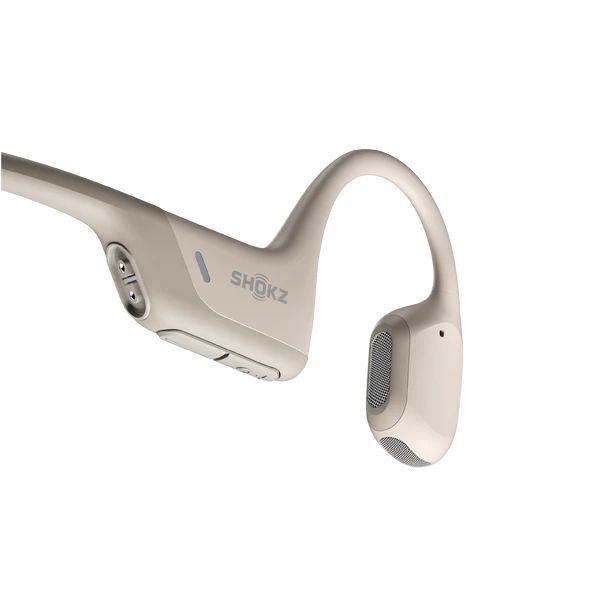 Shokz Openrun Pro Premium Bone Conduction Open-Ear Sport Bluetooth Headset Beige