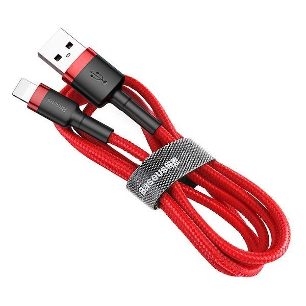 Baseus Cafule lightning Cable 2,4A 1m Red