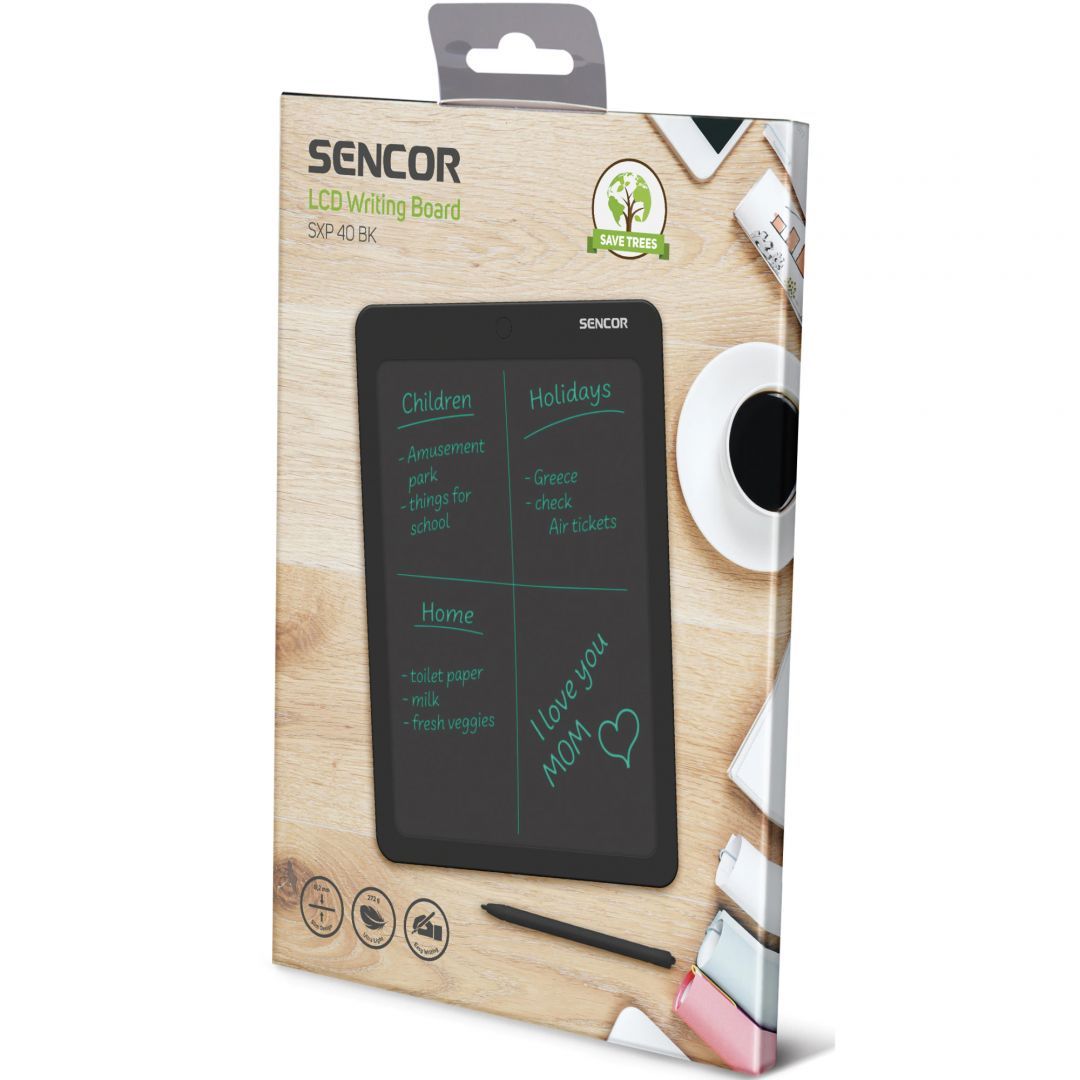 Sencor SXP 040 BK Digitális Jegyzetfüzet Black