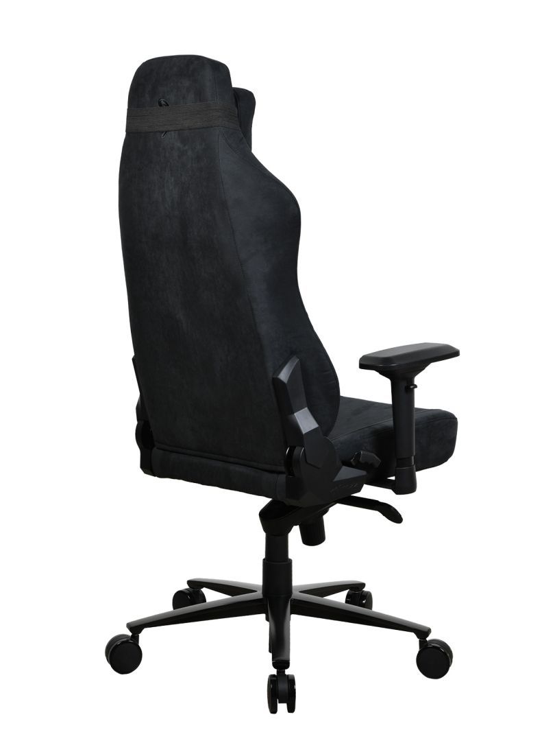 Arozzi Vernazza Supersoft Fabric Gaming Chair Pure Black
