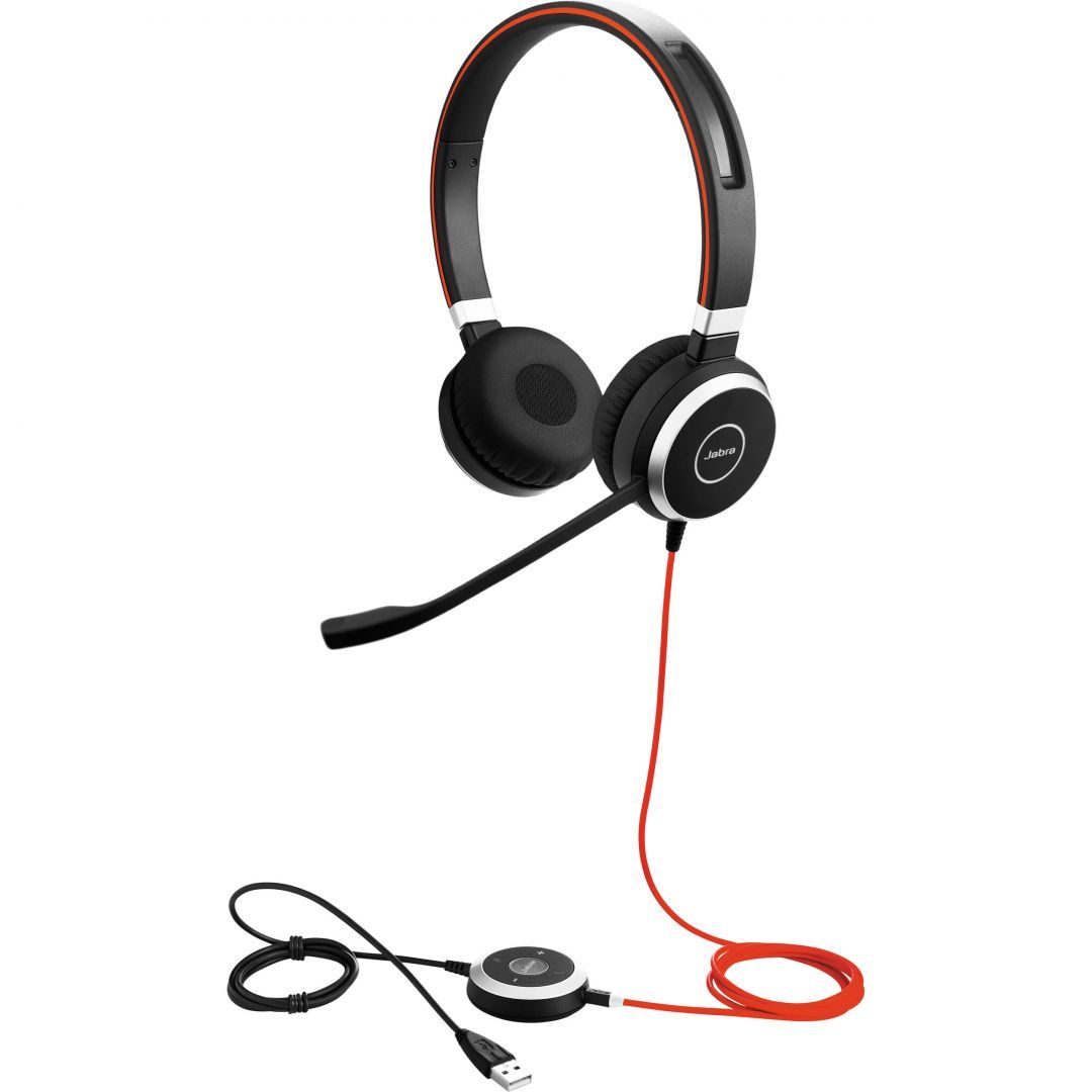 Jabra Evolve 40 UC Stereo USB + 3,5mm jack Headset Black