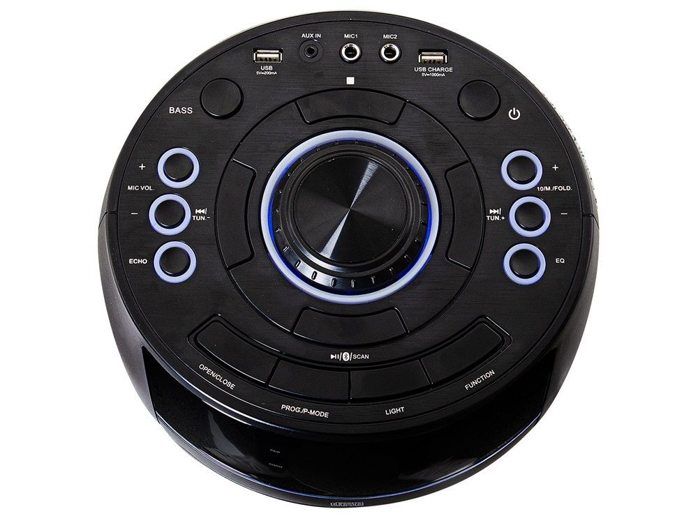 Trevi XF 900 CD Portable Bluetooth Party Speaker Black