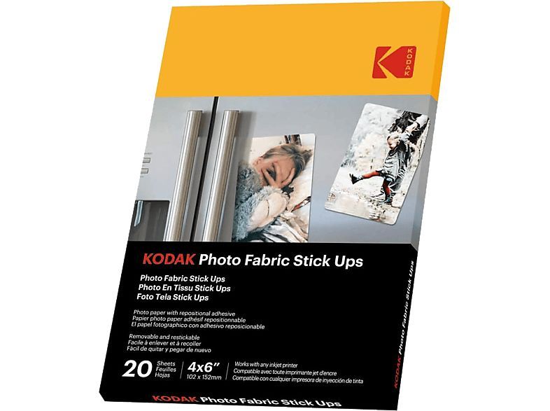 Kodak Photo Fabric 10x15 cm 20db Felragaszthatő felületű papír