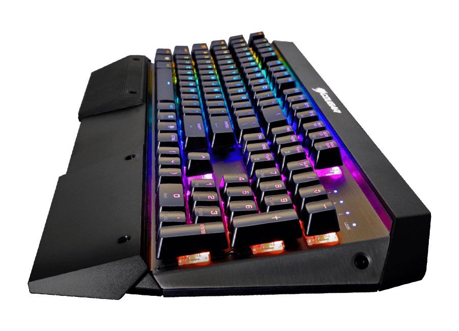 Cougar Attack X3 RGB Cherry MX Brown Mechanical Gaming Keyboard Iron Grey HU