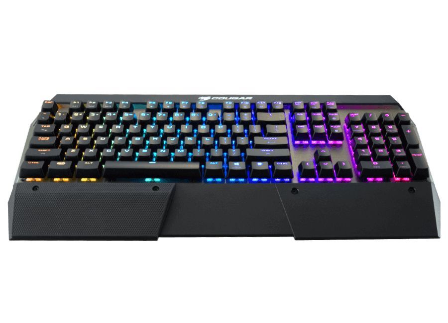 Cougar Attack X3 RGB Speedy Cherry MX Silver Mechanical Gaming Keyboard Black HU