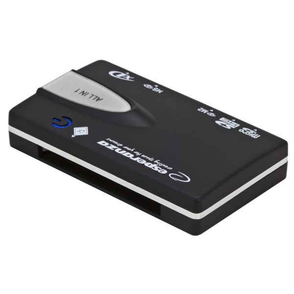 Esperanza EA129 All-In-One USB Card Reader Black