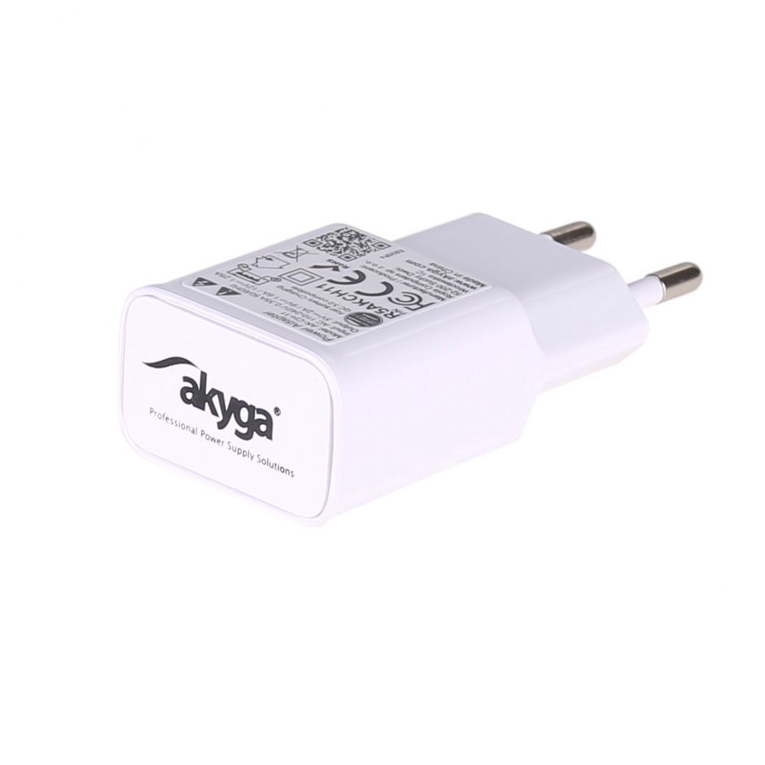 Akyga AK-CH-11 USB 5V/2.4A 12W Quick Charge 3.0 White