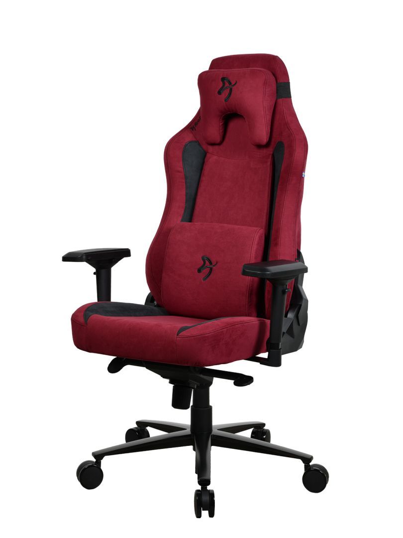 Arozzi Vernazza Supersoft Fabric Gaming Chair Bordeaux