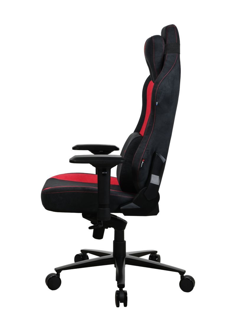 Arozzi Vernazza Supersoft Fabric Gaming Chair Black/Red