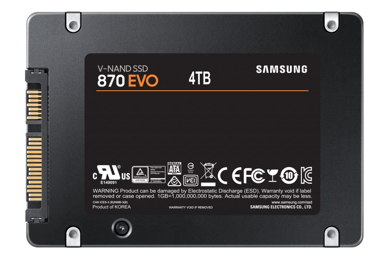 Samsung 4TB 2,5" SATA3 870 Evo