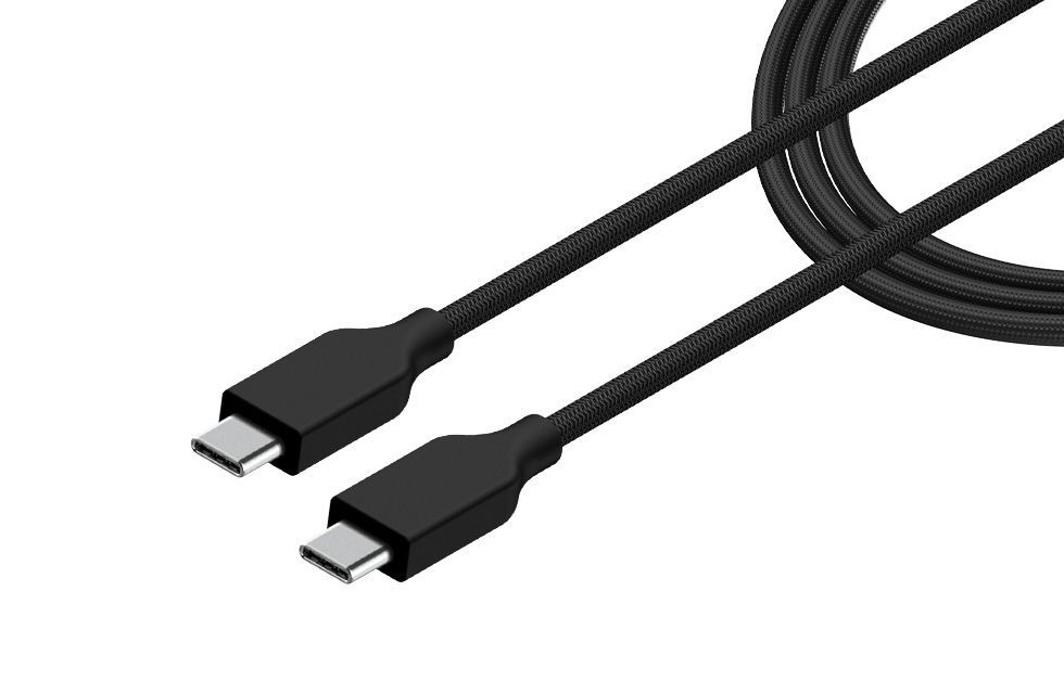 Genius ACC-C2CC-3A USB-C to USB-C 3A PD60W charging cable & data 1,5m Black