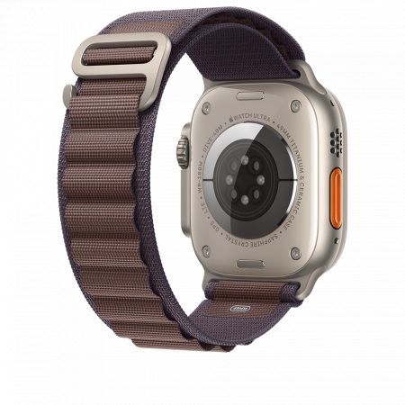 Apple Watch Ultra 2 Cellular 49mm Titanium Case with Indigo Alpine Loop Medium