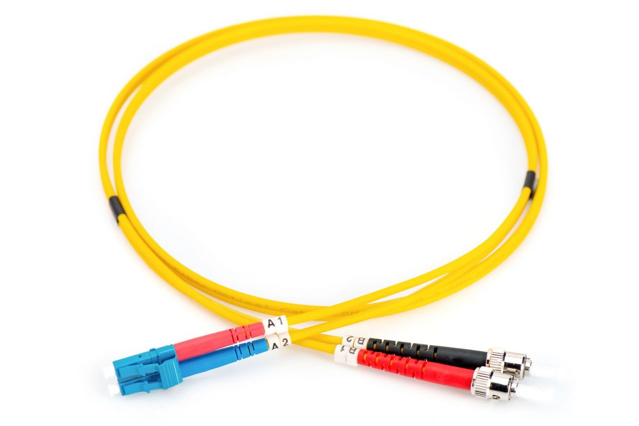 Digitus DK-2931-01 száloptikás kábel 1 M LC ST I-VH OS2 Yellow