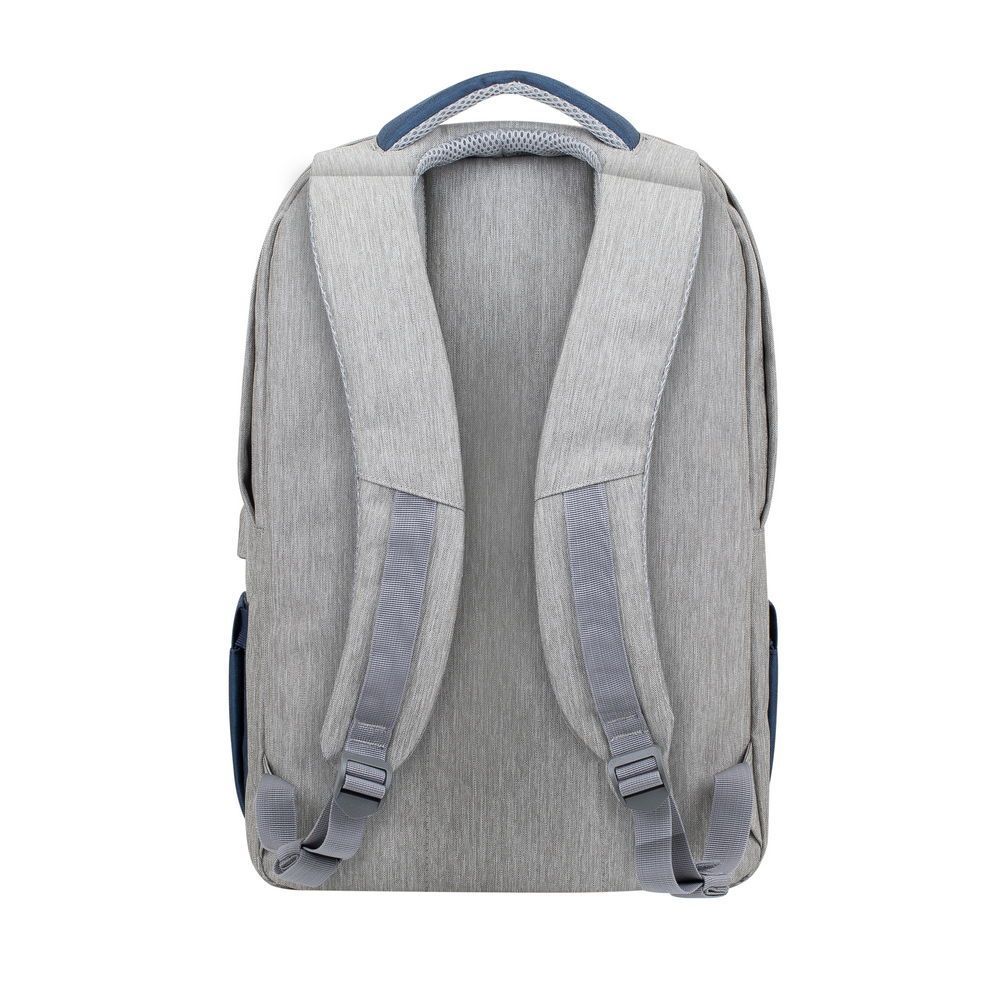 RivaCase 7567 Anti-theft Laptop Backpack 17,3" Grey/Dark Blue