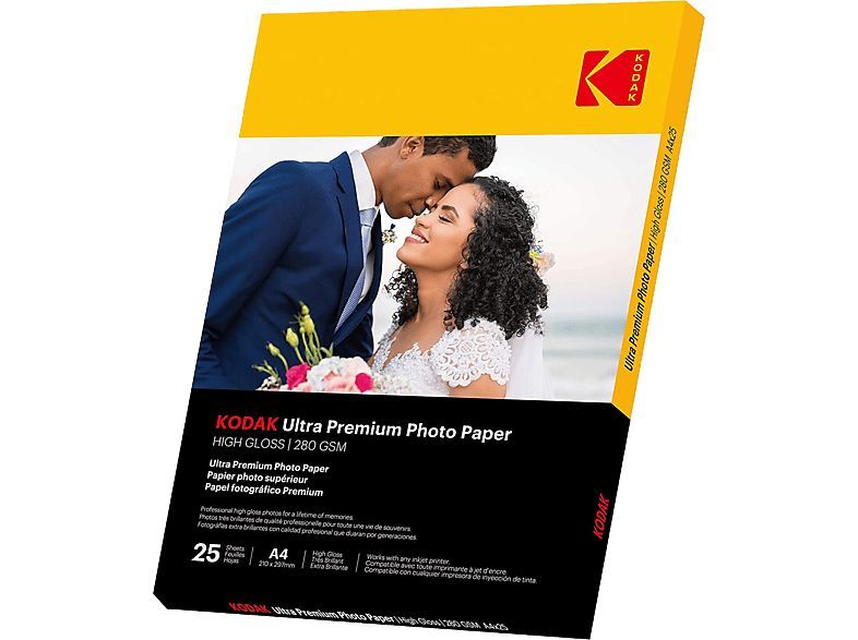 Kodak Ultra Premium Gloss 280g A4 25db Fényes Fotópapír