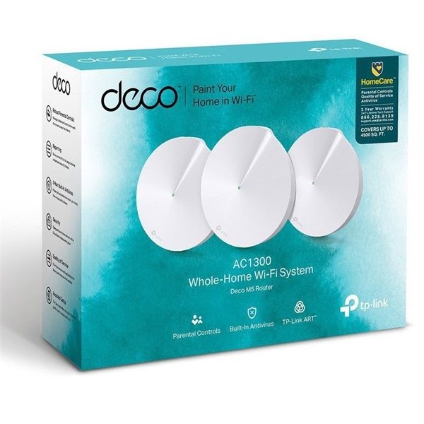 TP-Link Deco M5 AC1300 Wireless Mesh Networking system (3 Pack)