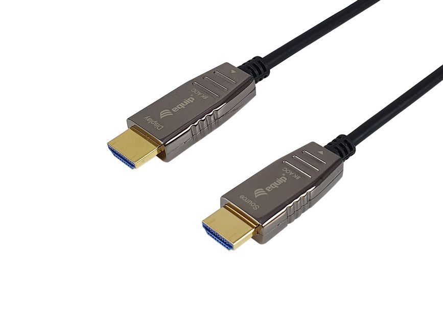 EQuip HDMI 2.1 8K/60Hz Active Optical Cable 50m Black