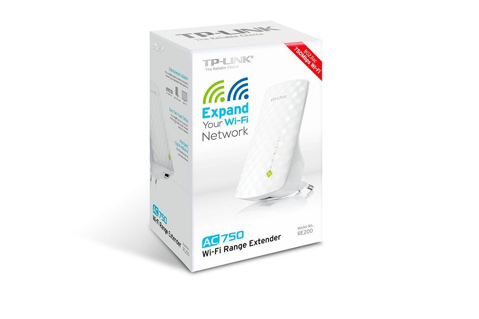 TP-Link RE200 TL-AC750 WiFi Range Extender White