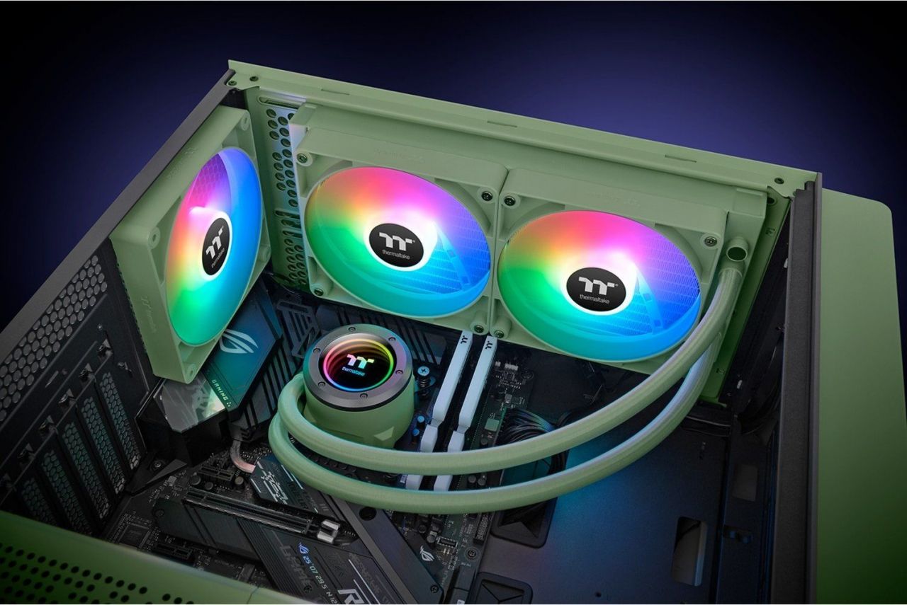 Thermaltake TH280 V2 ARGB Sync All In One Liquid Cooler Matcha Green Edition