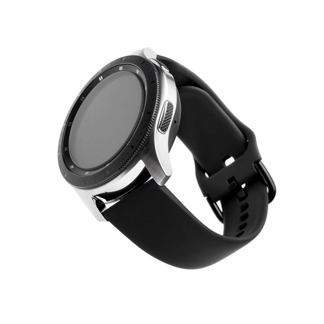 FIXED Szilikon Strap Smartwatch 20mm wide, Fekete