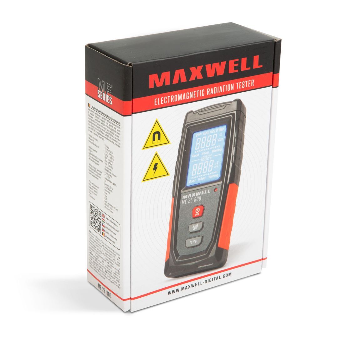Maxwell Elektromágneses sugárzásmérő műszer - 60 x 25 x 133 mm