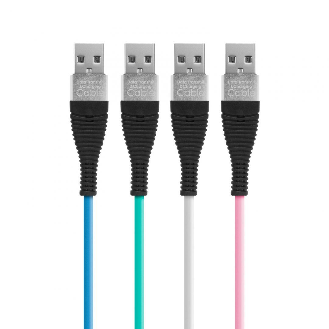 Delight USB Type-C adatkábel szilikon bevonat 1m (több szín)