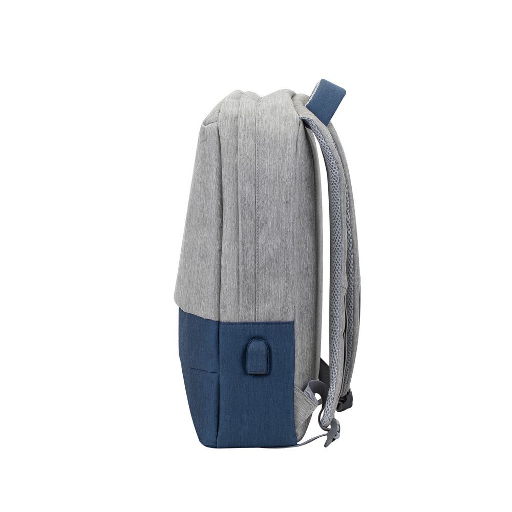 RivaCase 7562 Anti-theft Laptop Backpack 15,6" Grey/Dark Blue