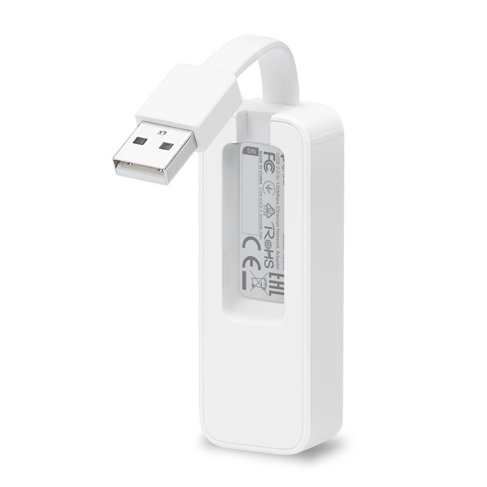 TP-Link UE200 USB2.0 to 100Mbps Ethernet Network Adapter White