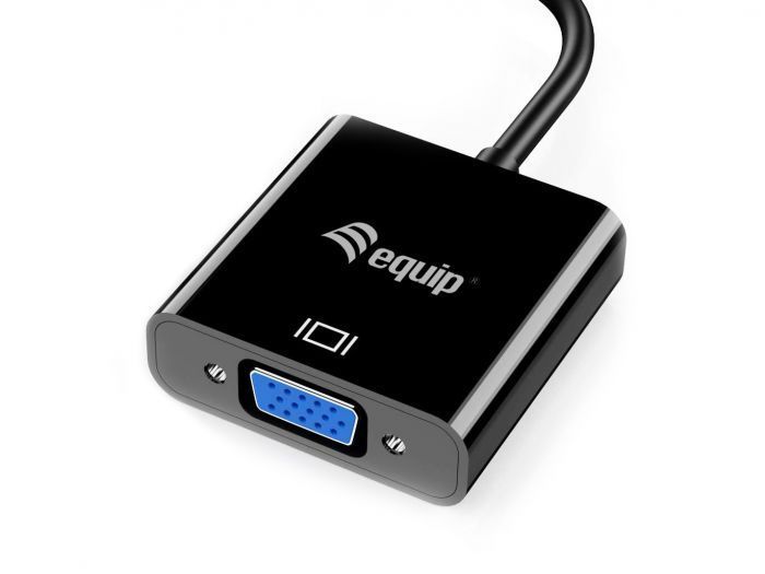 EQuip USB 3.0 to VGA (HD15) Adapter Black