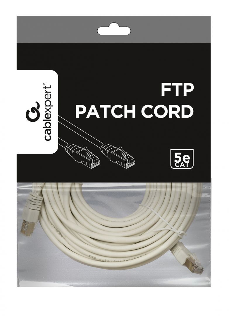 Gembird CAT5e F-UTP Patch Cable 10m Grey