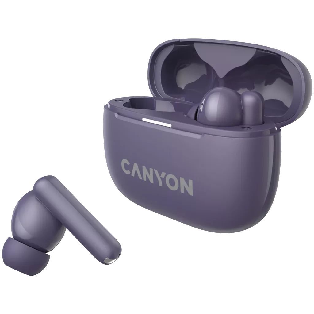 Canyon TWS-10 ANC+ENC Bluetooth Headset Purple