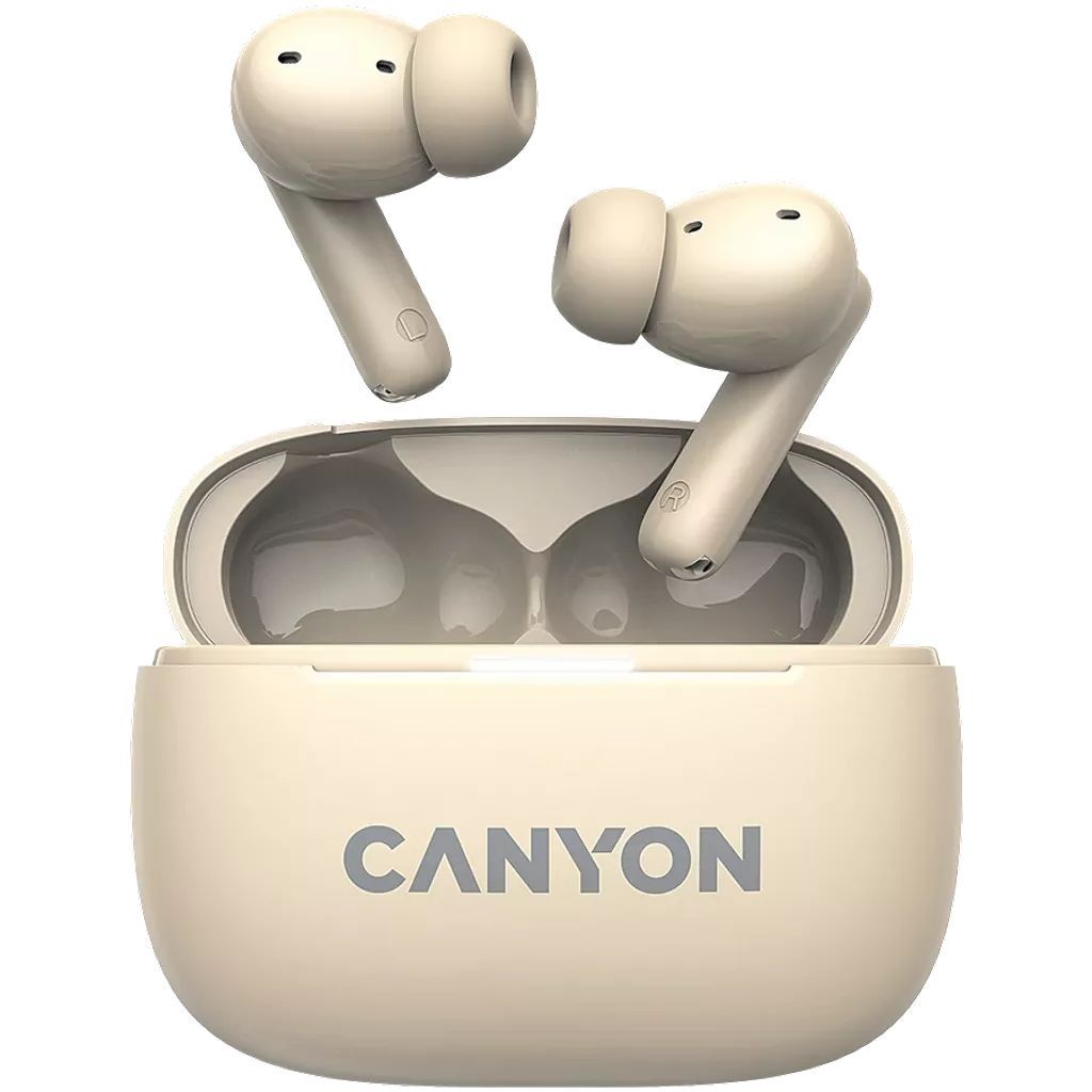 Canyon TWS-10 ANC+ENC Bluetooth Headset Beige