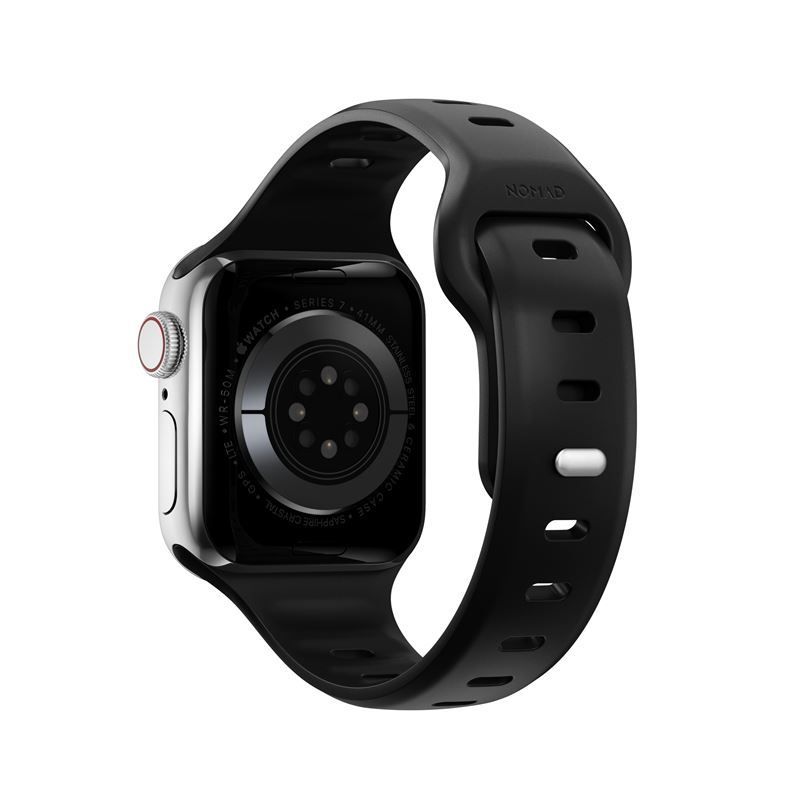 Nomad Sport Slim Strap S/M, black - Apple Watch 7 (41mm)/6/SE/5/4 (40mm)/3/2/1 (38mm)