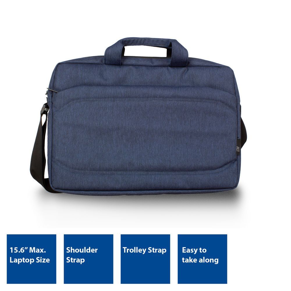 ACT AC8555 Metro Bailhandle Laptop Bag 15,6" Blue