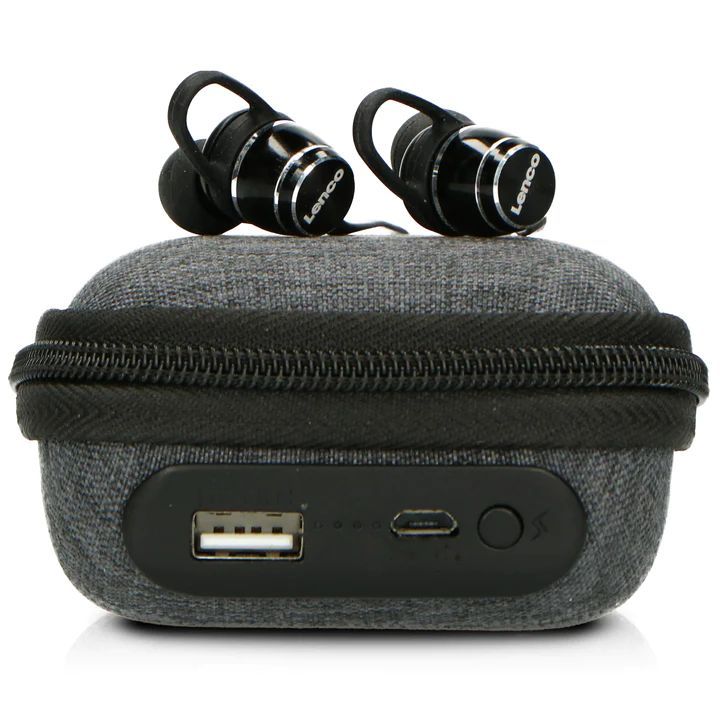 Lenco EPB-160BK sweatproof Bluetooth Earpuds Headset Black