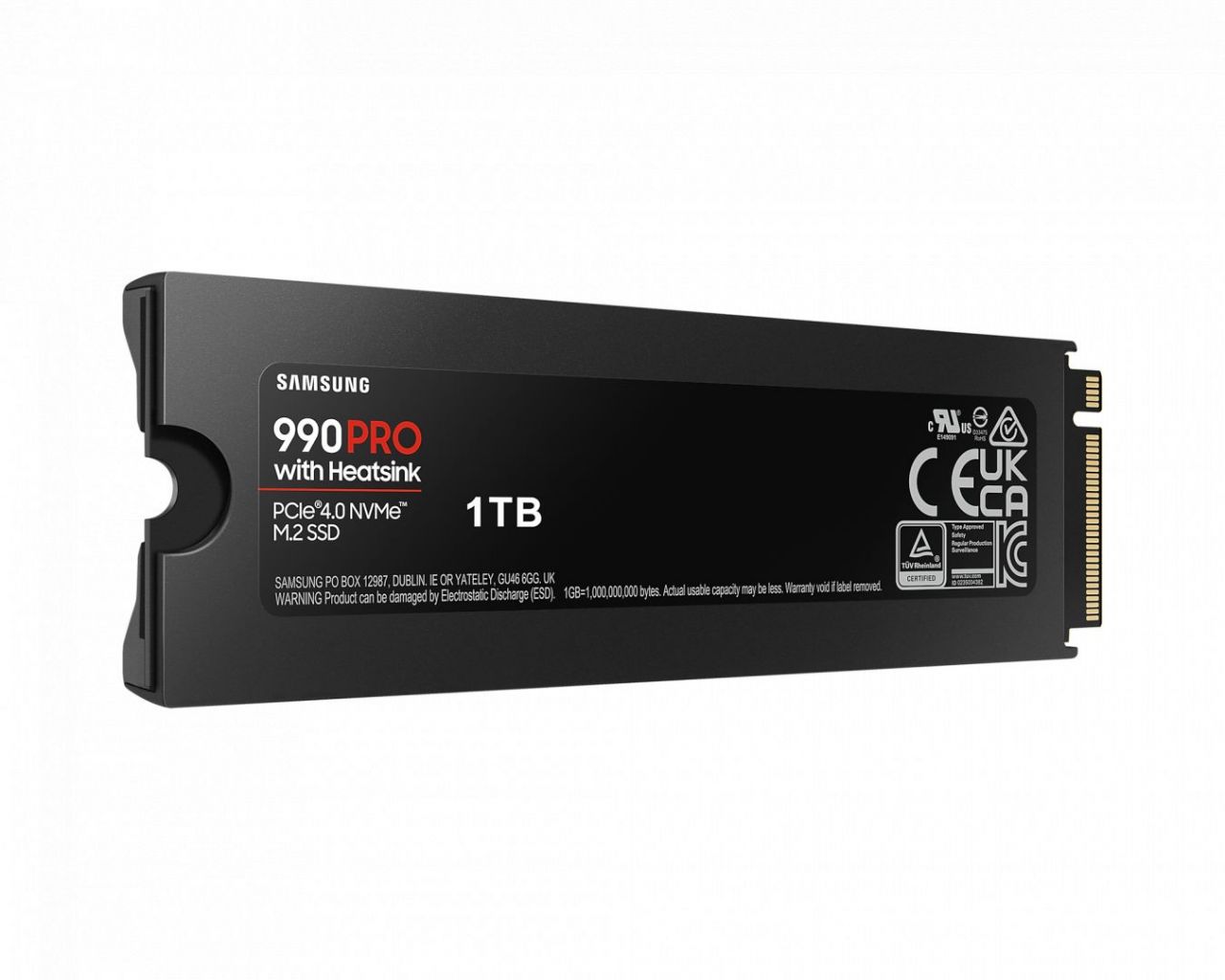 Samsung 1TB M.2 2280 NVMe 990 Pro with Heatsink