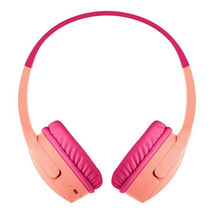 Belkin SoundForm Mini Wireless Bluetooth Headphones for Kids Pink