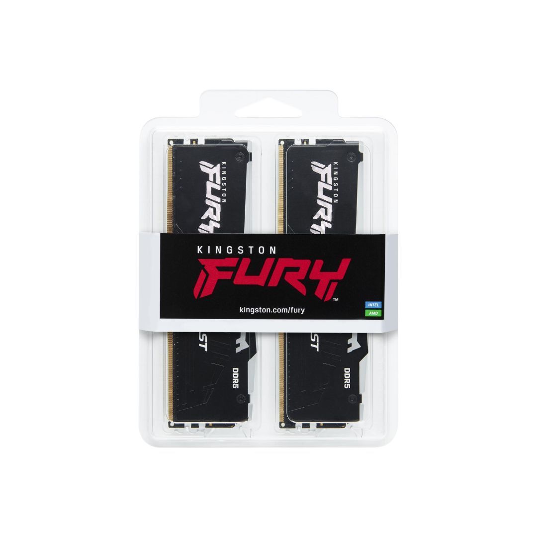 Kingston 32GB DDR5 5200MHz Kit(2x16GB) Fury Beast RGB