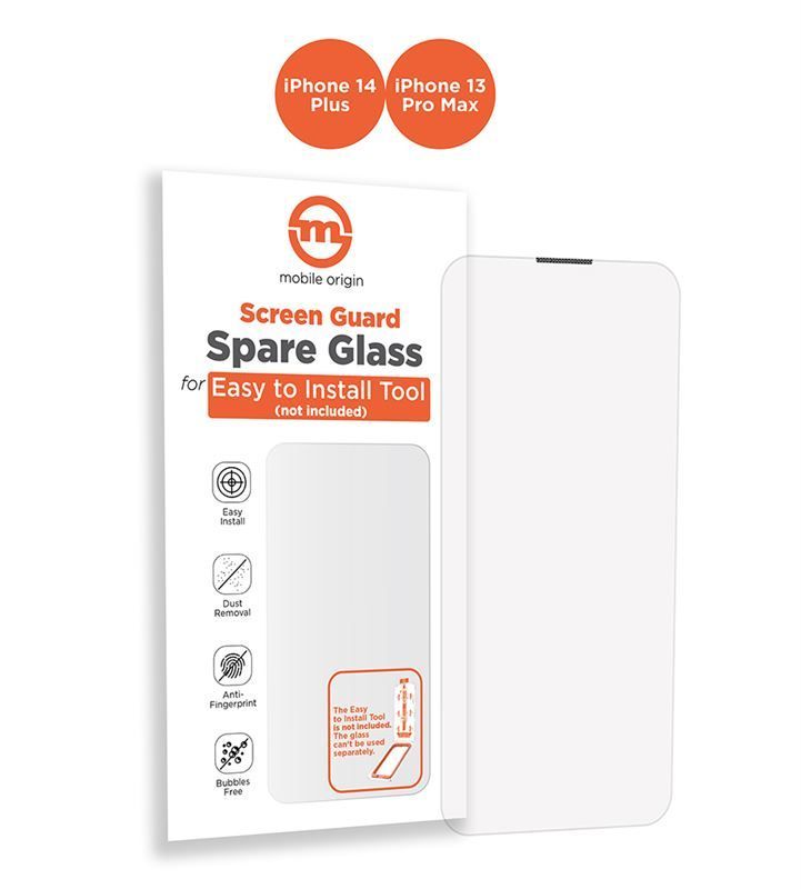 Mobile Origin Orange Screen Guard Spare Glass iPhone 14 Plus/13 Pro Max