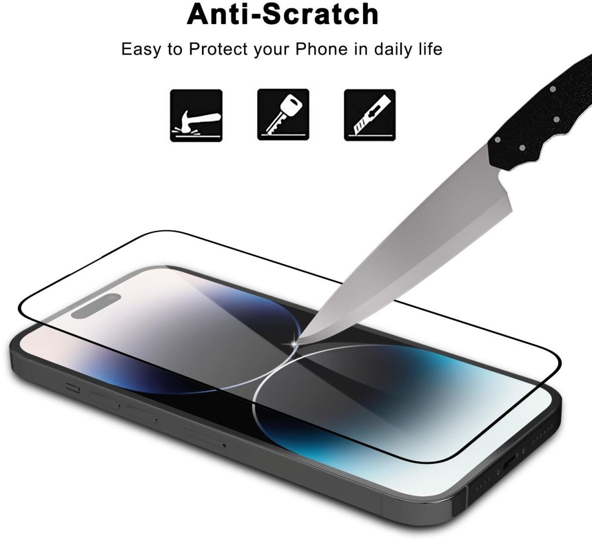 Mobile Origin Screen Guard iPhone 14 Pro Sapphire Coated with applicator
